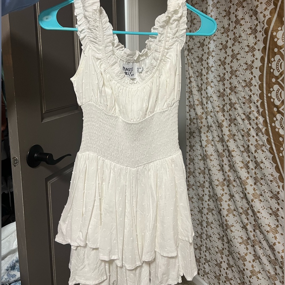 White Romper- Princess Polly